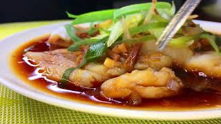 STEAMED CREAM DORY  STEAMED FISH WITH GINGER AND SOY SAUCE  ASIAN RECIPE [upl. by Nahtaneoj145]