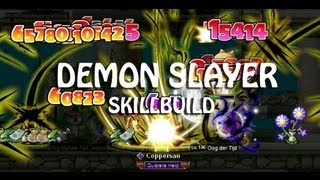 MapleStory Tempest Demon Slayer Skill Build [upl. by Saihttam]