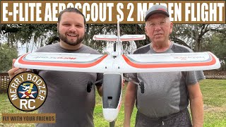 The Perfect First RC Airplane  Aeroscout First flight [upl. by Nwahc138]