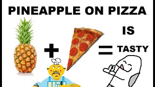 Pineapple BELONGS on PIZZA you cannot deny [upl. by Nwahsem]