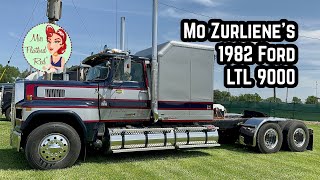 Proud Vietnam Vet Mo Zurliene’s 1982 Ford LTL 9000 Truck Tour less than 500k miles [upl. by Boru749]