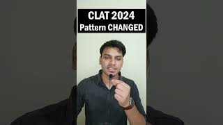 CLAT 2024 Pattern Changed 🤔 [upl. by Adalard]