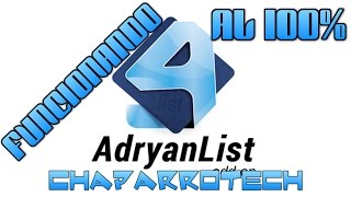 COMO INSTALAR ADRYANLIST PASO A PASO [upl. by Hagan]