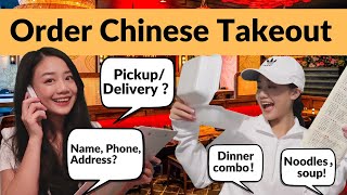 How to Order Takeout in Chinese  Ordering Takeaway in Chinese on the Phone [upl. by Greiner]