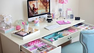 Desk Organization Ideas  How To Organize Your Desk [upl. by Rustie]