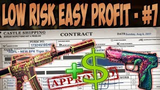 CSGO  LOW RISK EASY PROFIT TRADE UPS  7 80 Profit [upl. by Adnilev]