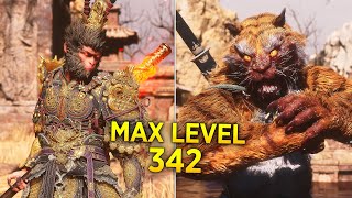 Black Myth Wukong  MAX LEVEL 342 vs Bosses No Damage [upl. by Hillel]