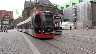 BSAG Siemens Avenio  GT8N2 tram  Straßenbahn Bremen  2022 [upl. by Torray695]