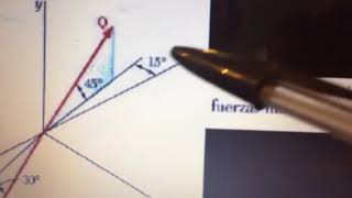 Ejercicio 10 Resultante de dos fuerzas en el espacio [upl. by Ollayos]