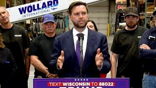 JD Vance full speech at campaign stop in Wisconsin [upl. by Rosa]