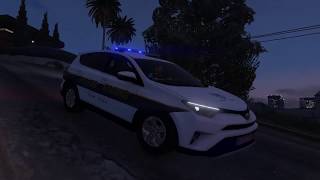 Toyota RAV4 Israeli Police  GTA V mod [upl. by Nosro]