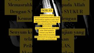 Ikhlas itu lebih baik [upl. by Mariken505]