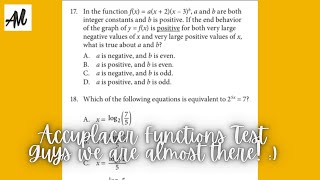 ACCUPLACER STUDY GUIDE  We are SO CLOSE 17 amp 18 [upl. by Kirsch]