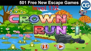 Walkthrough 501 Free New Escape Games level 132  Crown run 1  Complete Game [upl. by Pevzner]