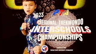 2023 REGIONAL INTERSCHOOLS Taekwondo Championships  Tarlac State University Gymnasium [upl. by Scibert]