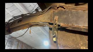 nissan navara chassis repair [upl. by Squires500]