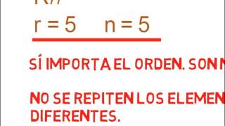 Teoría de Conteo Permutación Combinación Variaciones y Regla de la suma [upl. by Mazlack]