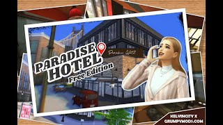 LA VERSION GRATUITE DE MON MOD HÔTEL EST DE RETOUR 🌴  TRAILER SIMS 4 [upl. by Palm]