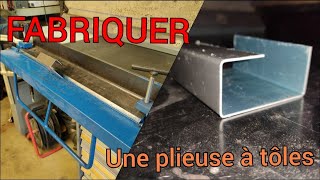 Comment fabriquer une plieuse à tôles  DIY Sheet Metal Bending [upl. by Aibat118]