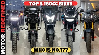 BestTop 5 160CC Bikes To Buy In 2024  Motor Redefined [upl. by Notyard]