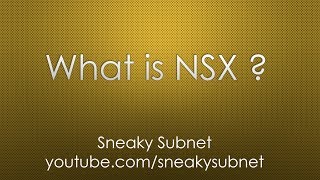 VMware NSX Overview [upl. by Trainer]