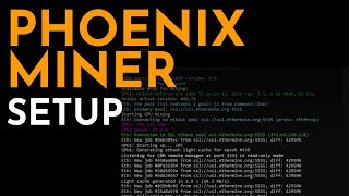 Phoenix Miner Setup and Configuration  PhoenixMiner [upl. by Gnagflow]