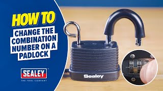 How to Change the Combination Number on a Padlock Using a Change Pin [upl. by Ecarg756]