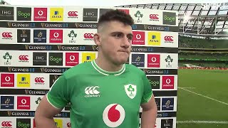 Dan Sheehan on Irelands win over Wales [upl. by Tertias53]