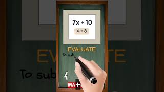 What Is Evaluate  Simple Math Definition in 30 Seconds  MATHalino123 [upl. by Boleyn631]