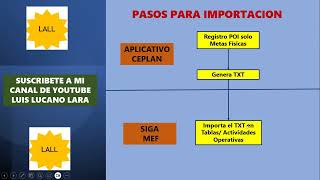 IMPORTACIÓN DE LAS ACTIVIDADES OPERATIVAS DEL PLAN OPERATIVO INSTITUCIONAL [upl. by Nnewg]