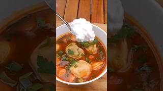 Soljanka Suppe und heute mit Pelmeni Kazan Dutch Oven shorts [upl. by Ynnob]