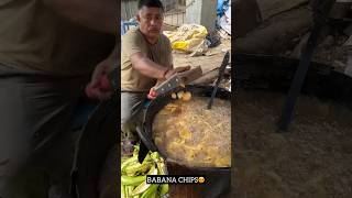 BANANA CHIPS 😍  Indian street food shorts [upl. by Kirst217]