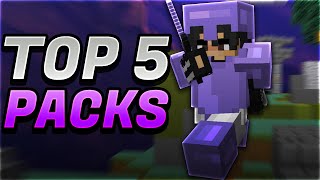 Top 5 BEST Texture Packs For RANKED SKYWARS FPS BOOST [upl. by Ruella]