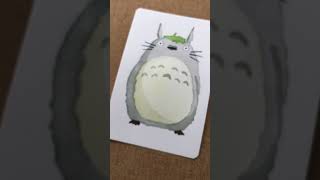 《無邊 29》水彩畫  トトロ 《No Frame 29》Watercolor Paint  Totoro [upl. by Ellemaj160]