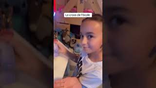 Cross de l’école pour Lilo shortvideo humour mereetfille [upl. by Ceevah975]