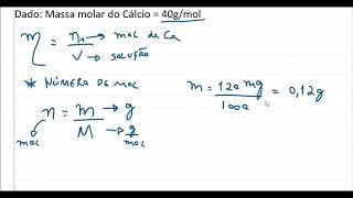 Concentração em molL [upl. by Hospers941]