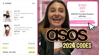 Asos Discount Codes amp Coupons UPDATED 💰 NEW Asos Promo Codes to use RIGHT NOW 2024 [upl. by Jarlathus]