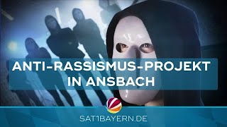 AntiRassismusProjekt in Ansbach Realschule mit Song gegen Fremdenhass [upl. by Eekcaj]