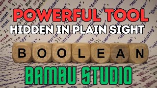 Mesh Boolean Bambu Studio Tutorial [upl. by Yaron]