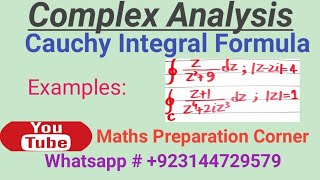 Cauchy Integral Formula and CIF for derivative in Complex Analysis with examples [upl. by Atnauqal]