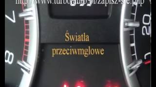 Kontrolki Suzuki Swift Egzamin praktyczny WORD Łódź Szkoła Kierowców Turbo Pabianice [upl. by Fornof]