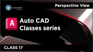 AutoCAD Perspective View AutoCAD Tutorial [upl. by Afaw411]