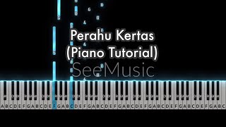 Perahu Kertas  Piano Tutorial [upl. by Anai468]