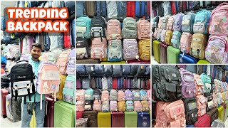 Trending Stylish Backpack  Latest School College Bag for Girls  Backpack Collection 2024 [upl. by Oigufer]