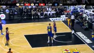 Regal FC Barcelona  Los Angeles Lakers NBA Europe Live Tour 2010 7102010 [upl. by Llyrat366]