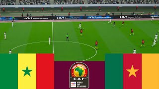 Senegal 3 vs 1 Cameroon 2024 CAF Full match  Video game simulation pes 2021 [upl. by Higginbotham]