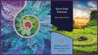 How it was made  The Spiral Path Mandala DST  Timelapse [upl. by Nyltac]