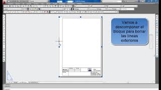 Crear una plantilla personalizada con margenes layout de AutoCAD [upl. by Nnylarat]