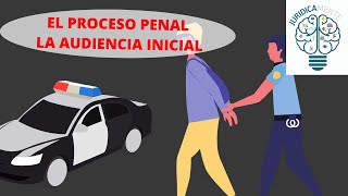 EL PROCESO PENAL  AUDIENCIA INICIAL [upl. by Romilda]