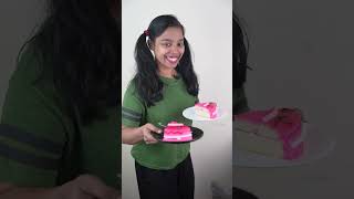 Sister VS Me 🍓 Eating Strawberry Cake 🎂 Behno ki NokJhok 😜 minkutinku shorts comedy funny cake [upl. by Franciska]